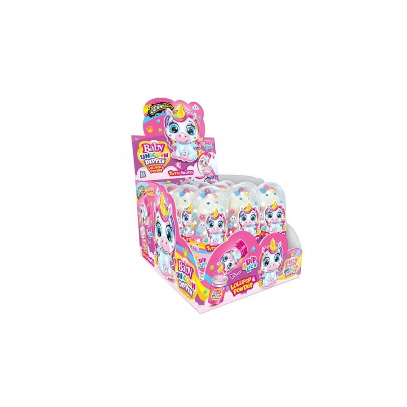 Johny Bee Baby Unicorn Dipper 12x40g